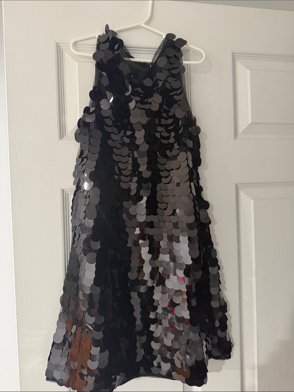GAP Black Sequin A-Line Girls Dress